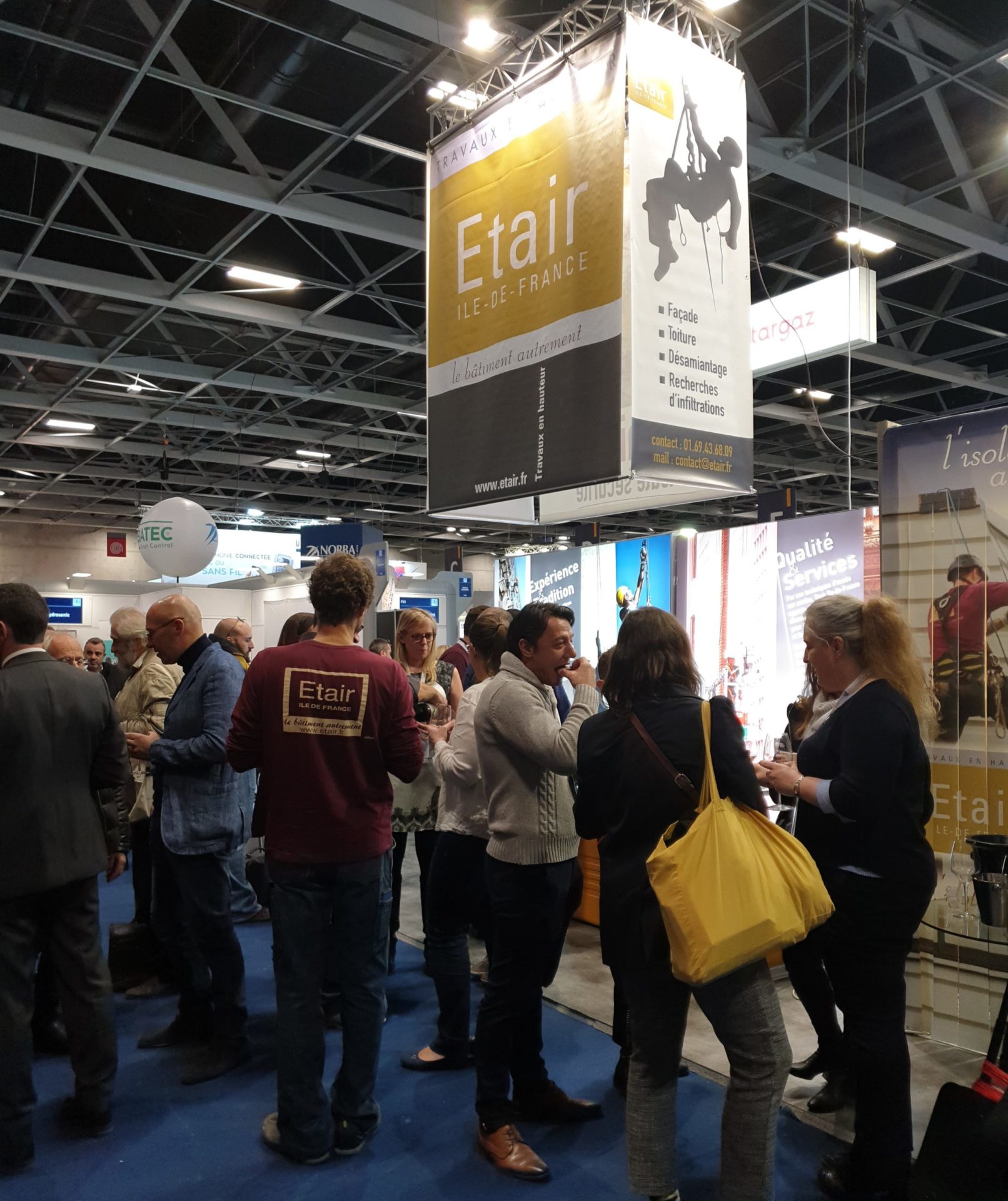 Salon de la copropriété :                      Affluence sur le stand Etair !